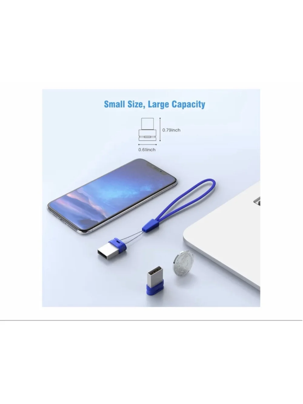 NEW K&ZZ 32GB USB Flash Drive 3.0 Lanyard 2 Pack 32 GB USB 3.0 Thumb Drive